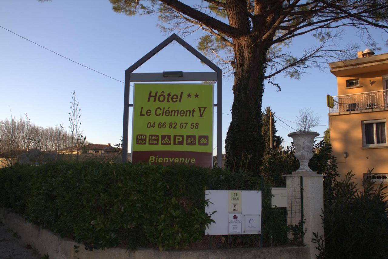 Logis Hotel Le Clement V Roquemaure  Kültér fotó