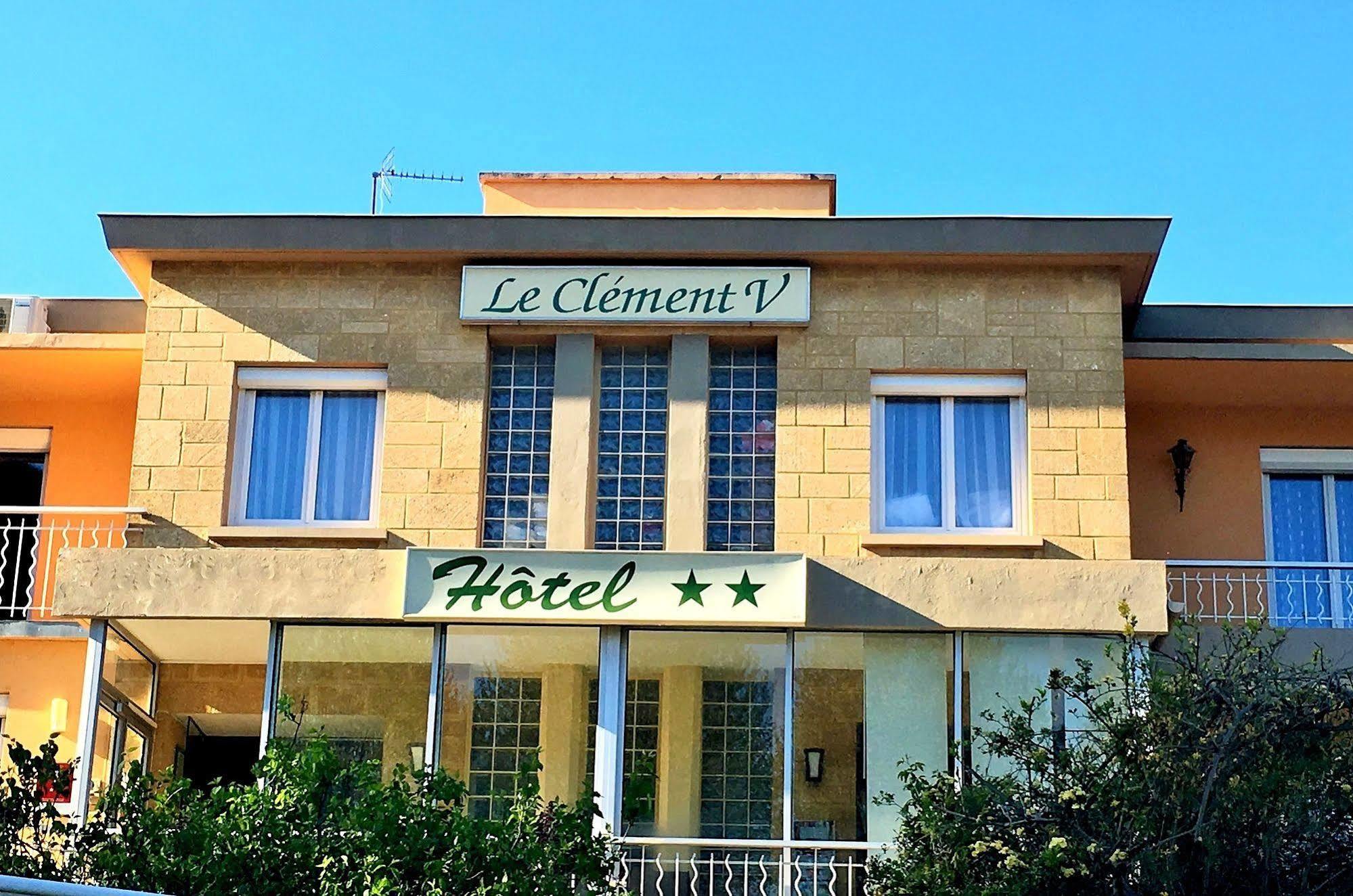 Logis Hotel Le Clement V Roquemaure  Kültér fotó