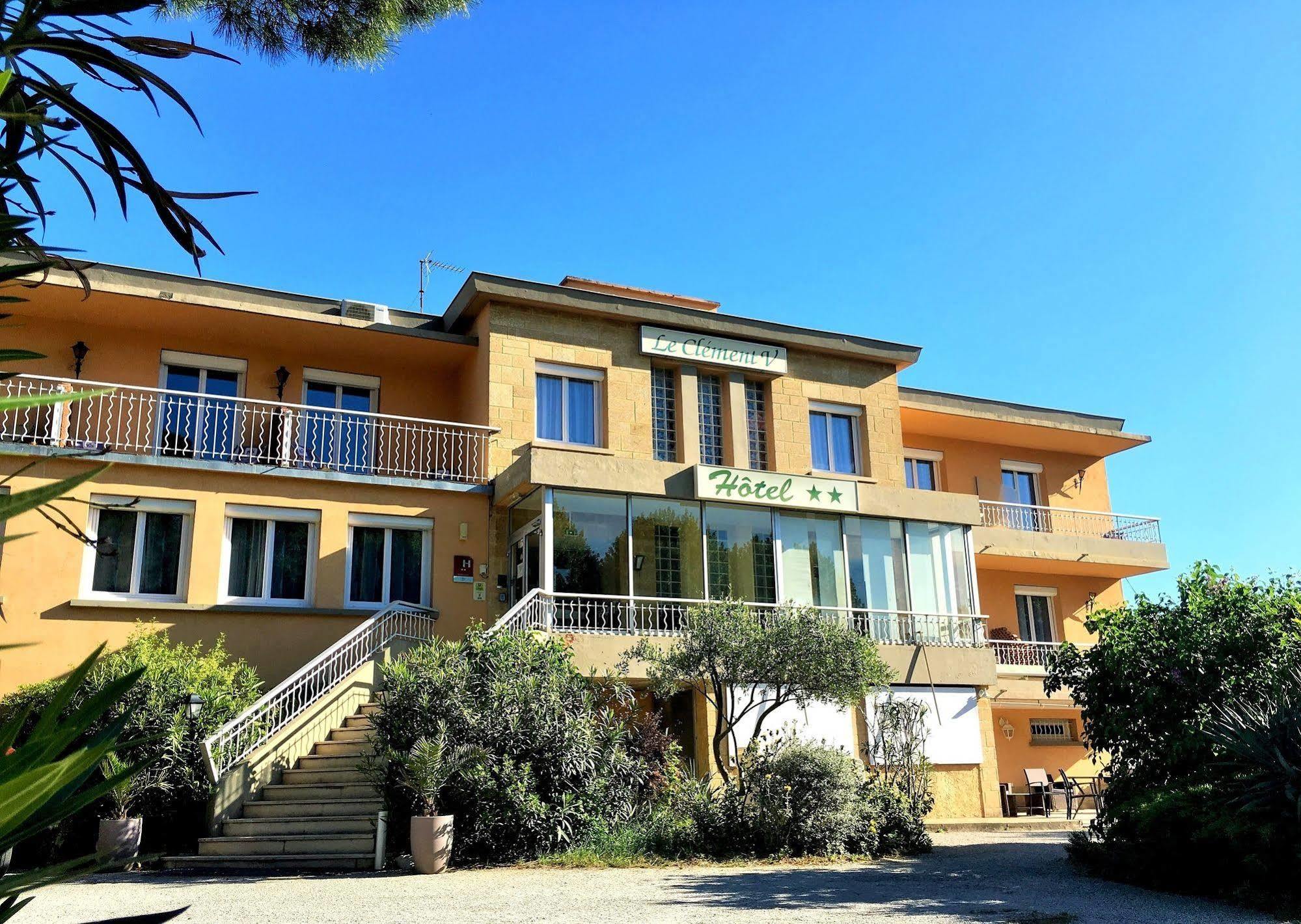Logis Hotel Le Clement V Roquemaure  Kültér fotó